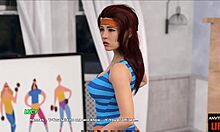 Ocensurerad tonårsporr i 3D med en fantastisk flickvän