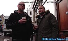 Video HD cu o prostituată olandeză care face plăcere orală pe tocuri înalte
