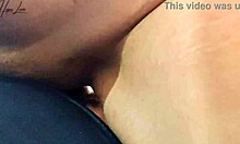 Brasiliansk babe med stora bröst njuter av hemmagjord sex med sin man