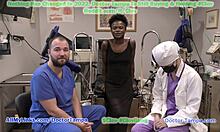 Doktor Tampa provádí ponižující gynekologické vyšetření na Rině Aremové za asistence PA Stacy Shepardové v tomto domácím lékařském videu