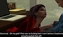 Vdané ženy si užívají žhavé setkání se svým sousedem v Sims 4