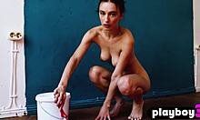 Глория Сол, зашеметяваща кафява моделка, позира гола за ваше удоволствие от гледането
