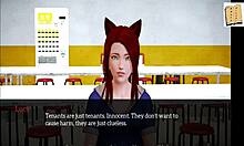 Realistisk hentai-gameplay med en rödhårig flickvän