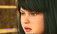 Teengirl unterwirft sich beim 3D Rollenspiel dem analen Abspritzen