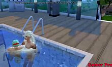 Hinata a jej kamarátka Madara si užívajú deň pri bazéne a zapájajú sa do vzájomnej masturbácie, pričom Hinata ponúka potešenie svojej kamarátky análne