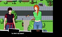 Pertemuan romantis dengan teman berambut merah bahenolku dalam suasana berbasis game