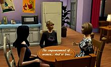 Sims 4 girls night - Sebuah parodi dengan teman-teman