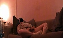 Voyeuristic webcam show with a French lesbian couple