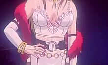 Personajul de anime busty cere plăcere orală într-un videoclip erotic