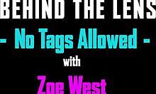 Zoe West predvádza svoje sexi spodné prádlo a amatérske schopnosti