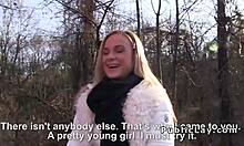 Domači seks na prostem s češko deklico v POV